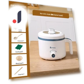 Multi-functional Electric Cooker — Space-Saving Microwave Solutions, AI Supermarket