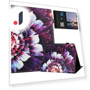 Pattern Leather Tablet Cover with Auto Sleep/Wake, Card Holder — Protective Cases, Smartwatch 2025