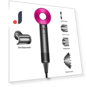 Powerful Monoblock Hair Dryer with Intelligent Temperature Control — Dryers & Accessories, Polaris star