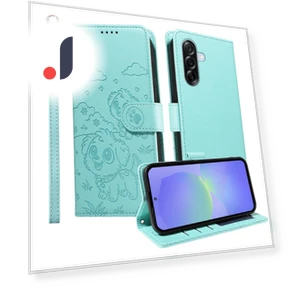 RFID Blocking Imprinted Dog Pattern PU Leather Phone Cover with Wrist Strap — Protective Covers, Smartwatch 2025