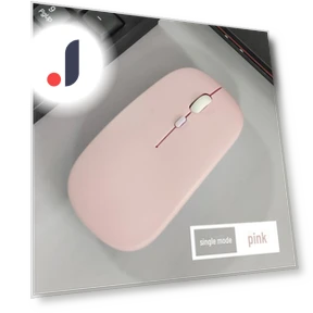Silent Rechargeable 2.4G Wireless Bluetooth Mouse with Cartoon Pattern — Mouse Pads, Computer boost