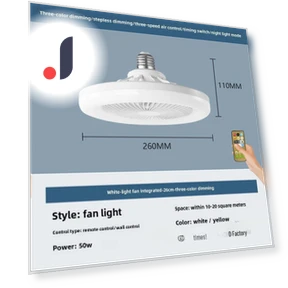 Smart Silent Ceiling Fan with E27 Base — Ceiling Fans, Smarter than future