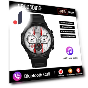 Smart Sports Watch with Amoled Display — Smartwatches, Tiktop2