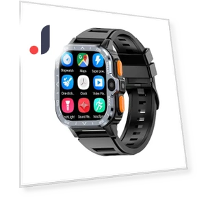 Smart Watch with 4G, HD Display, Dual Camera — Smartwatches, Rainbuvvy