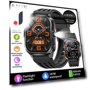 Smart Watch with Curved Screen — Smartwatches, LIGE