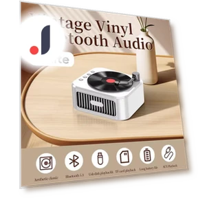 Tiny Retro Bluetooth Speaker — Portable Sound Systems, Precious Stones