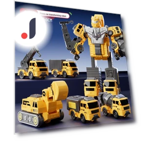 Transformable Engineering Car-Robot Toy — Interactive Figures & Robots, Super Go