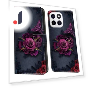 Wallet Case Pattern Printing PU Leather Flip Stand Phone Cover — Flip Cases, Smartwatch 2025