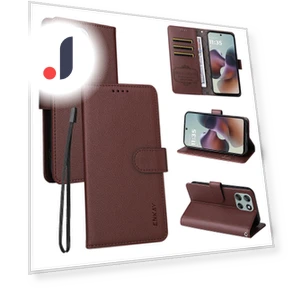 Wallet Case with Strap RFID Blocking Leather Stand Phone Cover — Flip Cases, Smartwatch 2025