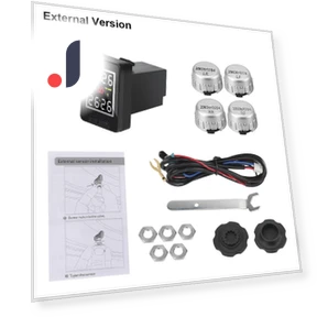 Car TPMS with Temperature Monitoring — TPMS Sensor Replacements, AINYSZIN Automotive Parts