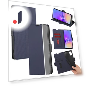 Card Holder Twill Texture Leather Phone Cover — Phone Accessories, Smartwatch 2025