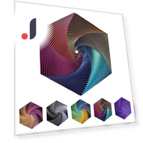 Fractal Hexagon Spinner — Stress Relievers, JOHO - CarGear