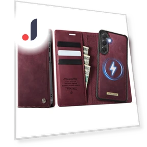 Leather Phone Cover with Detachable Wallet — Flip Cases, Smartwatch 2025
