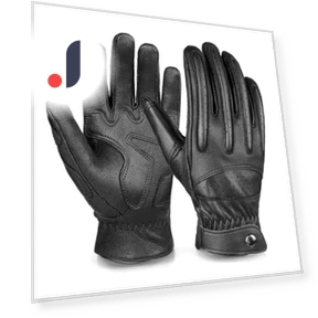 Motorcycle Smartphone Leather Gloves — Gloves, JP Create mege