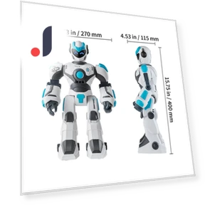 RC Robot Toys Mechanical Combat Police Early Education Intelligent Robot Electric Singing Children's Birthday Gift — Interactive Figures & Robots, SucceBuy