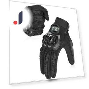 Summer Motorcycle Gloves with Touchscreen, Hard Shell Protection, and Fall Protection — Gloves, the BAY