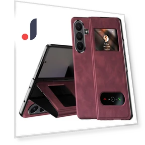 View Window PU Leather Phone Cover — Bumpers, Smartwatch 2025