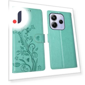 Wallet Case Butterfly Floral Imprint PU Leather Phone Cover with Wrist Strap — Basic Cases, Smartwatch 2025