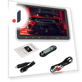 10.1-inch Headrest Car Seat Monitor with Touch Remote Control — In-Car Entertainment Systems, Car Accessories