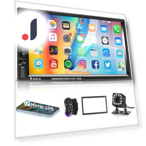 7-inch Touch Screen Car MP5 Player — Car Installation Essentials, HAYAO