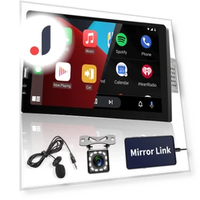 9-inch Single-DIN Car Stereo with Touchscreen — Stereo Receivers, HAYAO