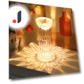 Crystal Table Lamp — Desk & Table Lighting, Fash