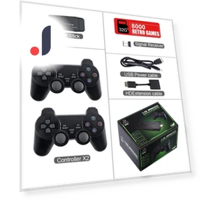 Double Wireless Controller Game Console — GEM Box Gaming, PRISMA