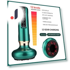 Electric Meridian Vacuum Cupping Massage Device — Magnetic Therapy, Yiran bag