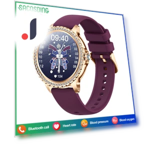Fashion Women's Smart Watch with AMOLED HD Display — Smartwatches, SACOSDING