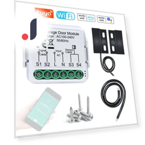 Garage Door Opener Controller — Smart Home Hubs & Controllers, Tuya