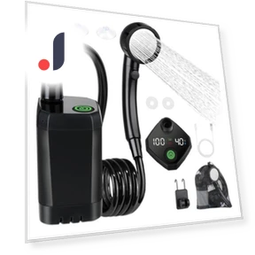 Portable Electric Shower — Outdoor Showers, Party&Festival Supplies
