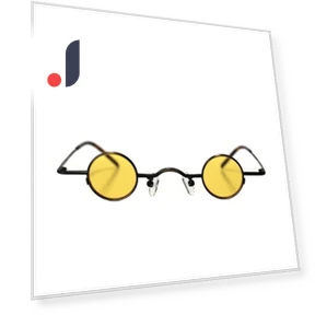 Round Steampunk Kishibe Rohan Sunglasses — Eyewear Collection, Nippon-Mart