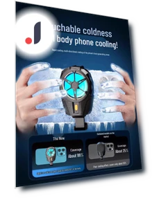 Silent Esports Phone Cooler with Semiconductor Cooling and Rear Clip — Cooling Pads & Fans, The Best Experience