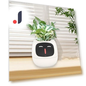 Smart Flower Pot with Robot Navigator — Artificial Plants, HappyToy