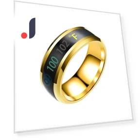 Smart Temperature, Mood, Emotion Stainless Steel Ring — Smart Rings, SILVERHOO