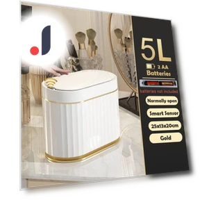 Smart Touch Sensor Trash Bin — Waste Baskets, QIANBAIDI