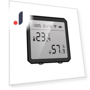 Smart Wi-Fi Temperature and Humidity Sensor — Home Climate Control, TOMTOP JMS