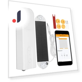 Solar-Powered Zigbee Smart Blinds Motor — Smart Home Hubs & Controllers, Tooarts