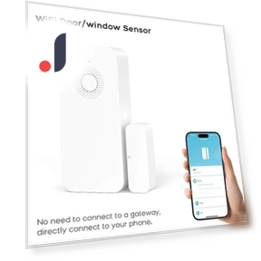 Wireless Smart Door Sensor — Smart Home Security, jiatongdiji