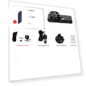 4-Inch Driving Dash Cam — Dashboard Cameras, GLOBUS