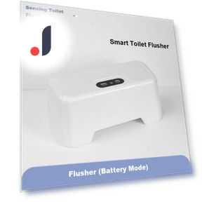 Automatic Toilet Flush Button — Bathroom Essentials, washower