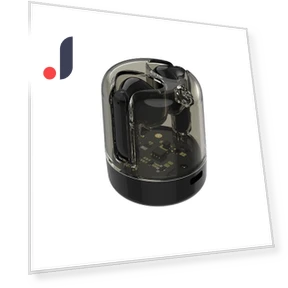 Colorful Breathable Light Transparent TWS Bluetooth Headset — Audio Gear, Junmaocun