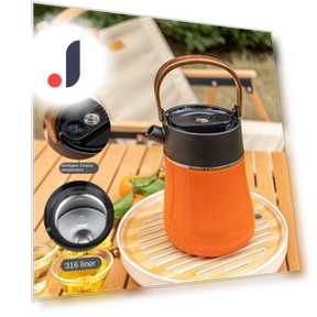 Insulated Ceramic Tea Kettle — Kettles & Tea Machines, Binchi Fitness