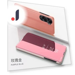 Luxury Smart Mirror Flip Phone Case with Stand — Basic Cases, CASE-FE1