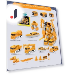 Magnetic Deformation Robot — Construction Kits, ZhenDuo Toy