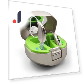 Rechargeable Mini Behind-The-Ear Hearing Aid — Hearing Support, FEIE
