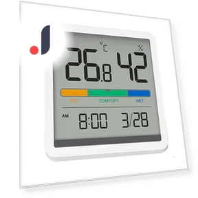 Silent Watch with Temperature and Humidity Measurement — Home Climate Control, Xiaomi