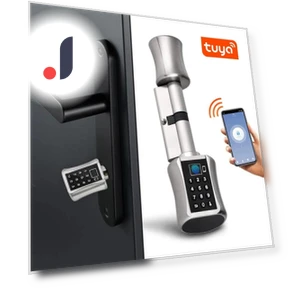 Smart Cylindrical Lock — Smart Home Security, Super Featured