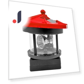 Solar LED Beacon Light — Garden Illumination, Warm home textiles