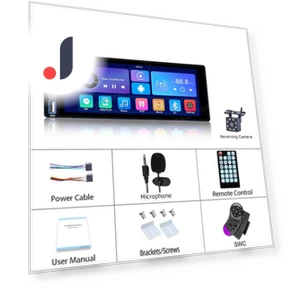 Universal 6.9-inch Car Radio with Carplay — Stereo Receivers, Reakosound
